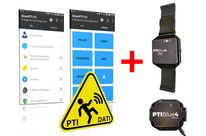 Application Android + bracelet PTI pour travailleurs isolés