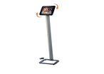 Porte-Tablette sur pied incliné