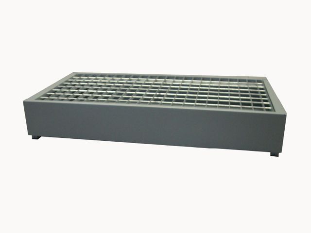 BAC DE RETENTION 2 FUTS GALV DIMS : 1340 X 850 X 330 MM RETENTION 250L