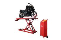 Pont élévateur moto 1 tonne - Déverrouillage pneumatique