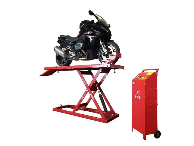 Pont élévateur moto 1 tonne - Déverrouillage pneumatique