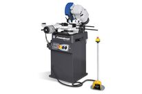 Tronçonneuse métal acier semi-automatique 2 vitesses 1,8/2,4 kW 400 V lame circulaire ø350 mm 40/80 tr/min avec pompe Metallkraft MKS350H