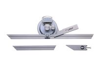 Rapporteur d&amp;#039;angle universel en acier inoxydable avec circonférence graduée 0-90° et loupe Limit GBP300