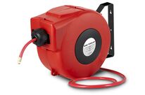 Enrouleur air 14 m Ø 3/8 10 bars PP avec enroulement automatique et support mural pivotant MW Tools HAL01014CG