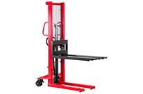 Gerbeur manuel 1000kg hauteur de levage 1600mm mât simple MW Tools MS1016