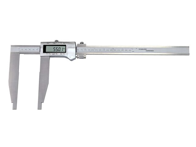 Pied à coulisse de contrôle digital en acier inoxydable avec système de mesure inductif IP65 800x200 mm 0,07 mm MIB CADC820