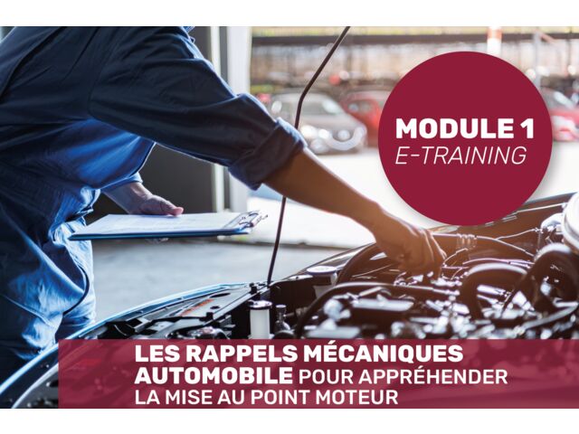 E-training : reprogrammation moteur module 1     