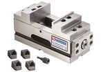 Étau de fraisage mécanique auto-centreur 4/5 axes CNC largeur des mors 101 mm ouverture 132 mm hauteur des mors 40 mm Vertex VCV-1090V