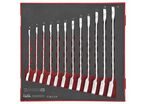 Jeu de 12 clés mixtes à cliquet Foam2 8- 19mm tray 12 pièces Teng Tools TED6512R
