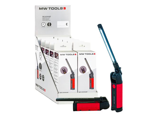 Présentoir avec 10 lampes d'inspection LED WLK0018F MW Tools WLK0018FDIS