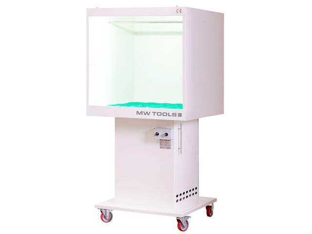Cabine de peinture mobile avec système d&#039;aspiration 230 V MW Tools MSC1000