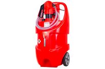 Cuve caddy ravitailleur mobile Diesel et Huiles en PE 75 L avec pompe et pistolet manuel MW Tools TBC75M