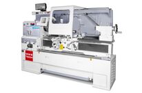 Tour à métaux hauteur des pointes 254 mm entre-pointes 1000 mm alésage 80 mm 5,7 kW 400V convertisseur MW-Tech LLF5010V