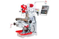 Fraiseuse universelle X 600 mm Y 300 mm Y 380 mm avances de perçage électromagnétiques ISO40 MW-Tech FU600
