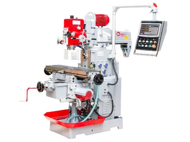 Fraiseuse universelle X 600 mm Y 300 mm Y 380 mm avances de perçage électromagnétiques ISO40 MW-Tech FU600