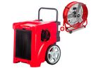 Pack déshumidificateur PRO 50L/Jour BDP50 + Ventilateur brasseur d'air ø600mm MV600L MW Tools BDP50SETA