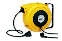 Enrouleur de câble 14 m 3G 1,5 mm² 230V Polypropylène avec enrouleur automatique et support mural pivotant Zeca 4315/GS