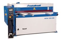 Cisaille guillotine motorisée largeur du travail 1350 mm épaisseurs jusque 3 mm butée motorisée 3 kW 400V Metallkraft MTBS1350-30B