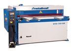 Cisaille guillotine motorisée largeur du travail 1350 mm épaisseurs jusque 3 mm butée motorisée 3 kW 400V Metallkraft MTBS1350-30B