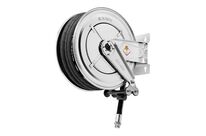 Enrouleur industriel Diesel 20 m Ø 1 10 bars Inox 304 avec enroulement automatique et support mural fixe Raasm RA.8542.602