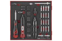 Jeu de douilles Foam2 tray PLAT- PH- PZ- TX- TPX- GR- HEX- Square 95 pièces Teng Tools TEDSD95