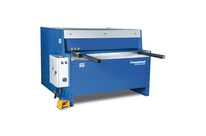 Cisaille guillotine motorisée largeur du travail 1250 mm épaisseurs jusque 4 mm butée manuelle 4 kW 400V Metallkraft MTBS1255-40E