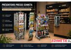 Présentoirs Presse pour Tabac Presse : Optimisez votre espace de vente avec Edimeta