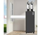 Climatiseur pro mobile 2,5 kW 8600 BTU 330m³/h - Spotcooler professionnel pour climatisation localisée - avec thermostat intégré - 2 sorties MW Tools APP2500
