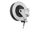 Enrouleur air et eau 25 m Ø G 1/2 (f) 20 bars Acier peint avec enroulement automatique et support mural fixe Raasm RA.8530.102