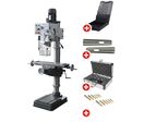 Pack Perceuse-fraiseuse à colonne 3 avances automatique perçage jusqu&#039;à ø 32 mm CM4/M16 1,5 kW 400 V table croisée et accessoires de base Optidrill DH40CTP PACK