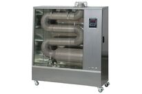 Chauffage Radiateur fioul mobile radiant infrarouge Pro 13 kW argent 140-750 m³ - Idéal pour atelier et showroom MW Tools WD46IK