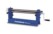 Rouleuse de tôles manuelle d&amp;#039;établi à 3 rouleaux largeur du travail 610 mm épaisseur jusque 0,8 mm en acier Metallkraft RBM610-8