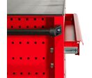 Servante d&#039;atelier 7 tiroirs rouge extra large 1055 mm avec verrouillage intégré dans la poignée grandes roues ø160 mm MW Tools GW307RX