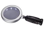 Loupe avec poignée / sur base magnétique x3 / 100mm av. 14 LEDs Teng Tools 587H