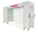 Cabine de peinture mobile 2500 x 1100 mm 230 V idéale pour travaux et séchage de carrosserie MW Tools MSC3600