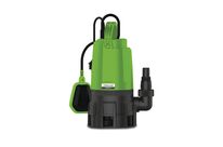 Pompe submersible pompe combinée pour eaux claires et eaux chargées - capacitié 18.000 l/h - 0,75 kW 230 V Cleancraft SDWP 7518
