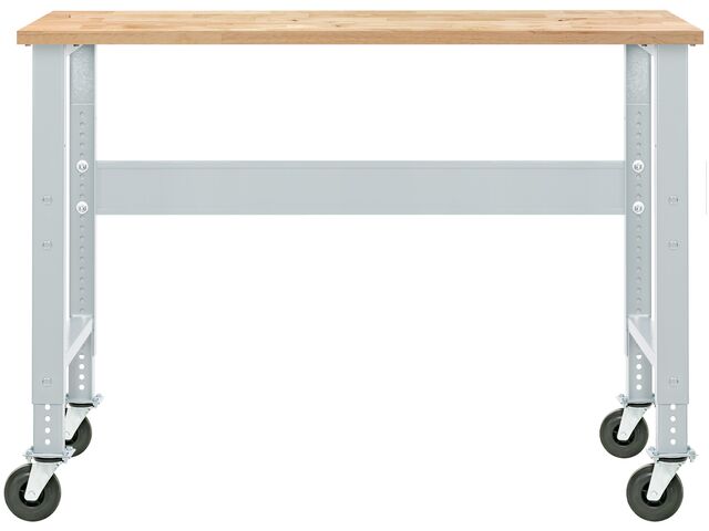 Établi modulaire Rubberwood avec roues 1500 mm MW Tools MOD150WR