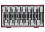 Jeu d'embouts sur douille 1/2 Hex en TX- long 4-16mm 15 pièces Teng Tools TTTXH15