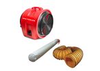Ventilateur MV400PP avec tuyau et sac filtrant MW Tools MV400PPSET