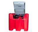 Cuve Réservoir Diesel Rouge Fioul en PE 980 L avec pompe 230 V et pistolet automatique MW Tools TDC1000230