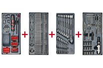 Set met bitsen, steekringsleutels en tappenset MW Tools MWPSBI