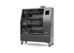 Chauffage Radiateur fioul professionnel mobile radiant infrarouge 14 kW motif en acier inoxydable 160-900 m³ Wifi Hipers WDP50IS