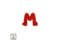 Lettre LED assemblable &amp;quot;M&amp;quot;