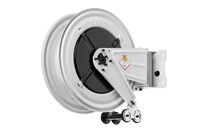Enrouleur air et eau 18 m Ø G 3/8 (f) 20 bars Acier peint avec enroulement automatique et support mural pivotant Raasm RA.8380.102