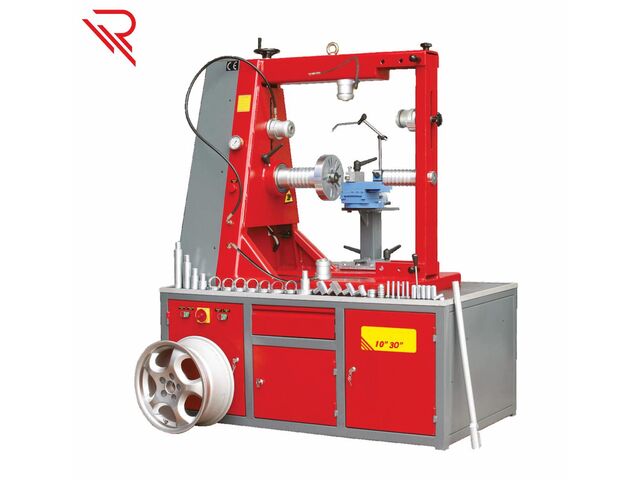 Redresseur de jantes aluminium électro-hydraulique 4 pistons — FORCE PRO