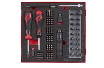 Set de tournevis dynamométriques Foam2 tray HEX- PH- Plat- TX- ROB- TPX- PZ 95 pièces Teng Tools TEDSD14