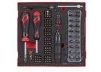 Set de tournevis dynamométriques Foam2 tray HEX- PH- Plat- TX- ROB- TPX- PZ 95 pièces Teng Tools TEDSD14