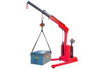 Grue d'atelier 1000 kg - porte à faux - Hauteur de levage 3,73 m - Déplacement électrique sur batterie MW Tools CAT1000E