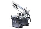 Scie à ruban semi-automatique pour métaux -60/+45° capacité 300 mm 2,4 kW 400V variateur de fréquence 20-100 m/min Metallkraft BMBS300X320 HA-DG