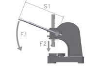 Presse à main à cremaillière Optimum DDP50